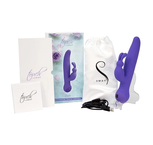 Wibrator - Swan Duo Rabbit Purple